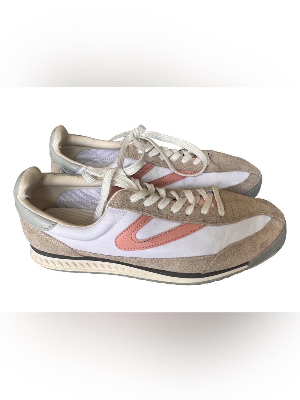 Tretorn Rawlins Women’s Sneakers Casual Shoes Pink Gray Size 9 MSRP $85 Retro